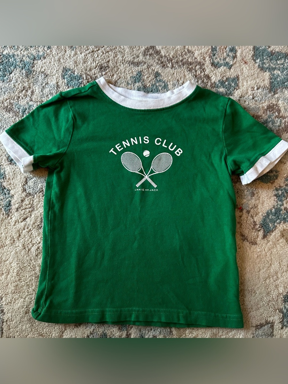 Janie and Jack tennis graphic tee